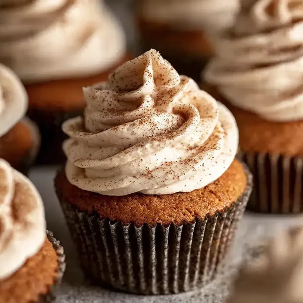Pumpkin Dream Cupcakes with Espresso Cream Cheese Frosting
