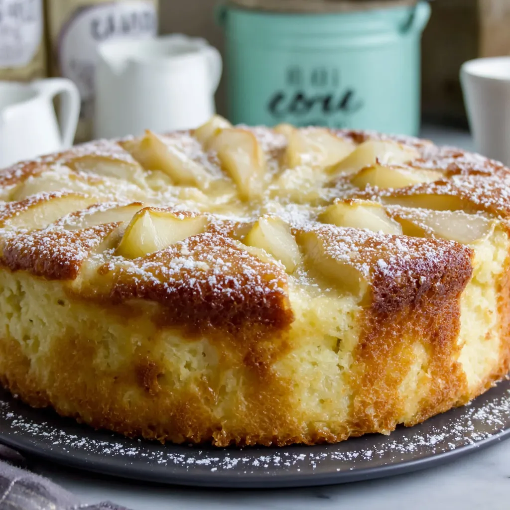Italian Pear Mascarpone Cake