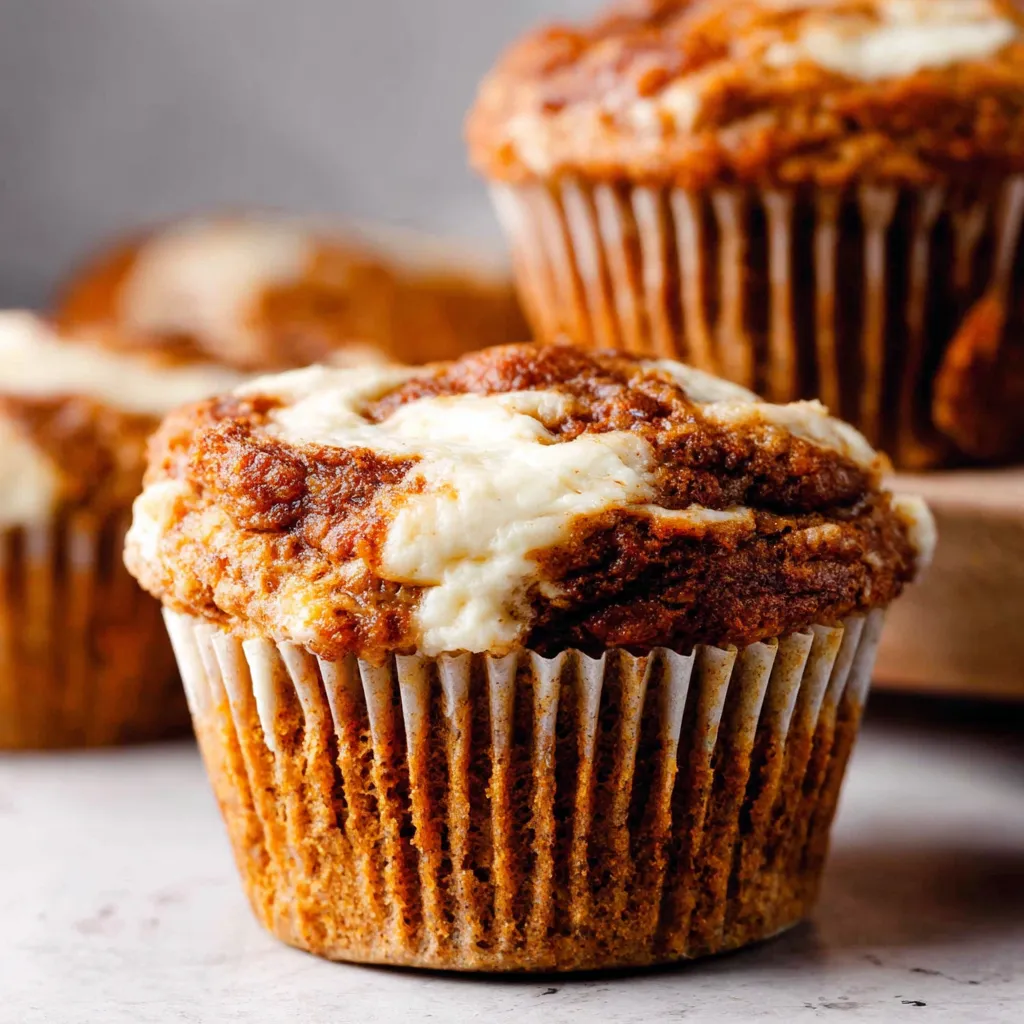Pumpkin Cream Cheese Muffins