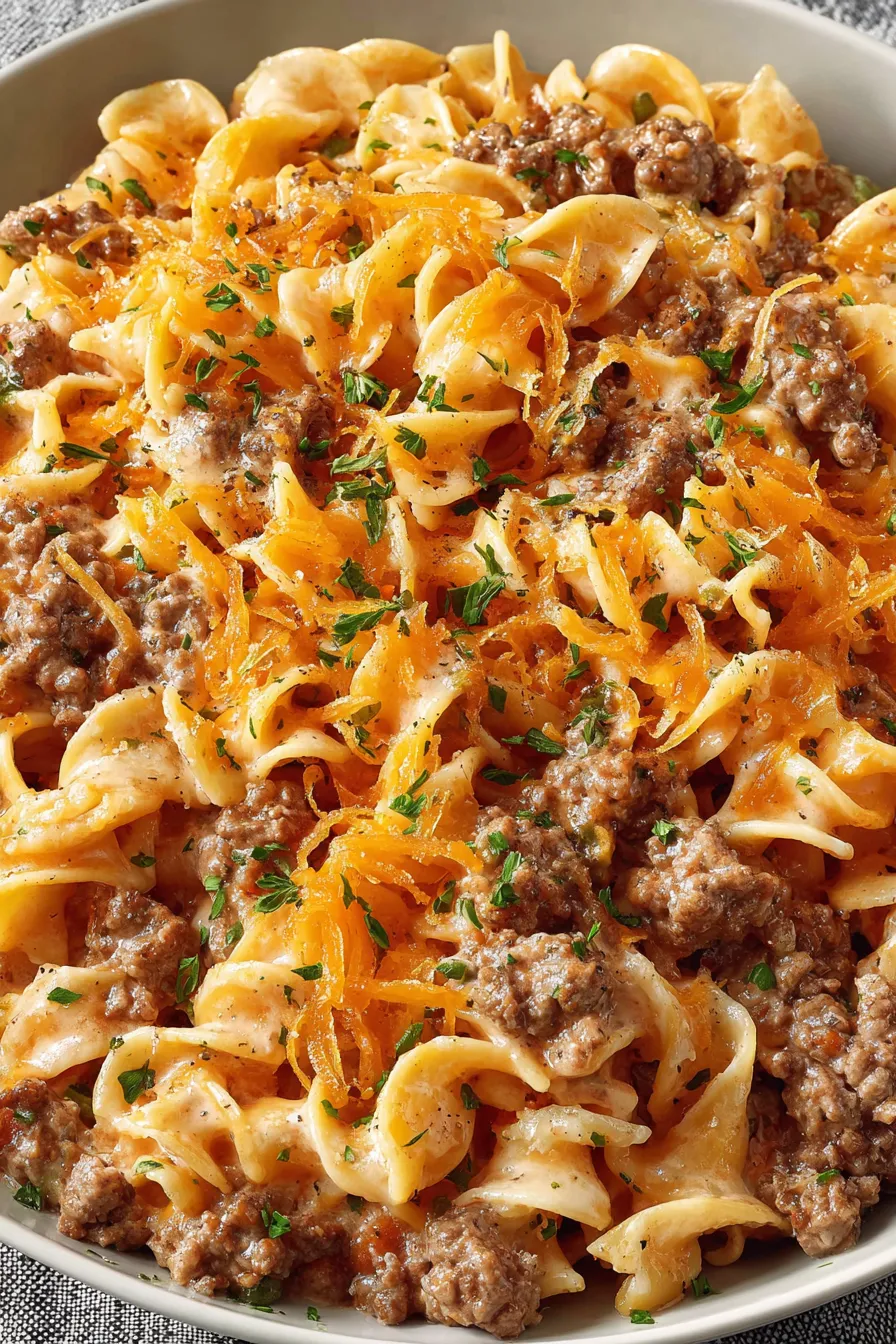 Casserole being assembled in a baking dish