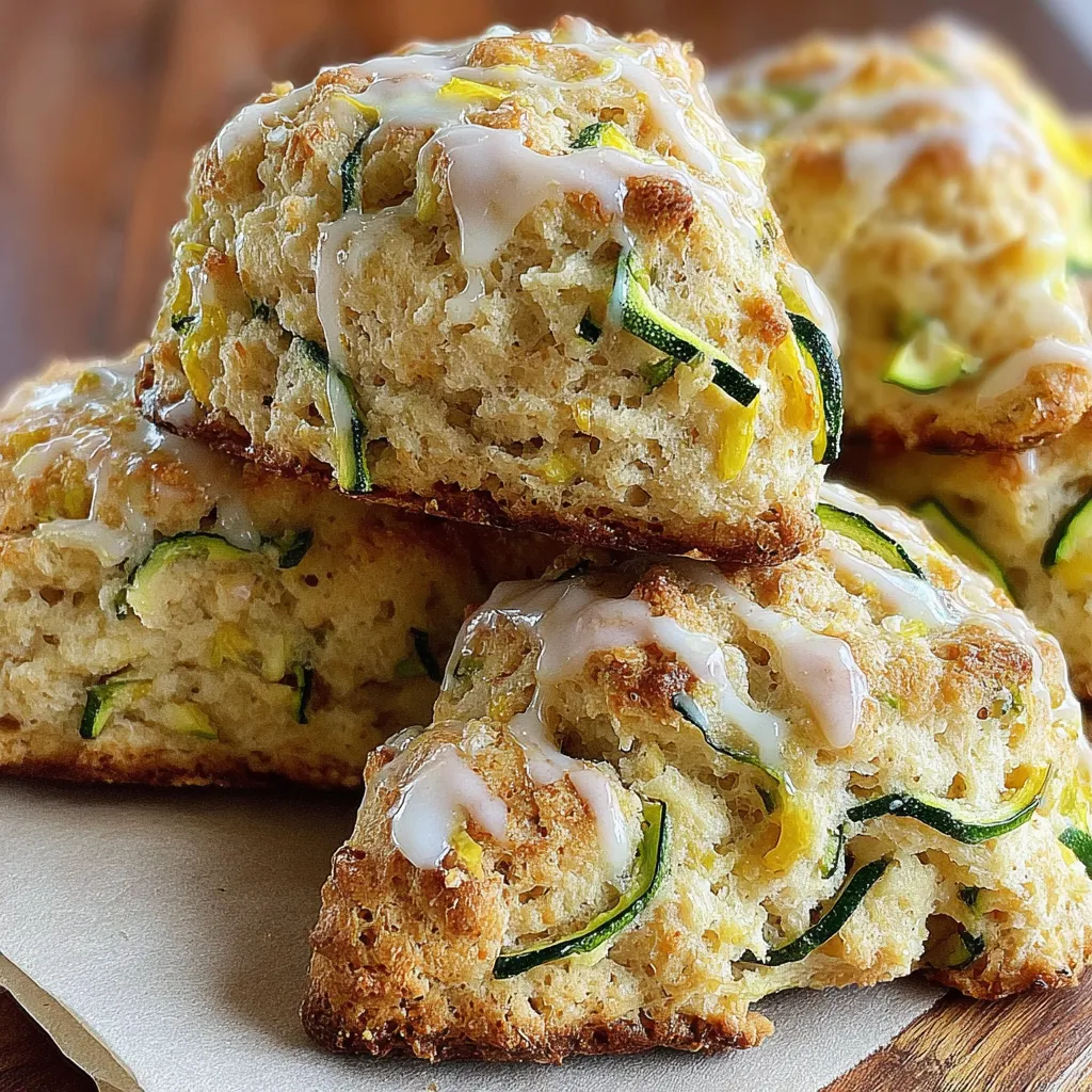 Lemon Zucchini Scones