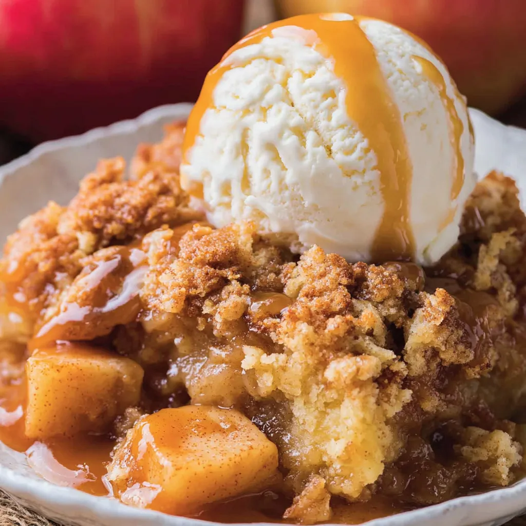Caramel Apple Dump Cake