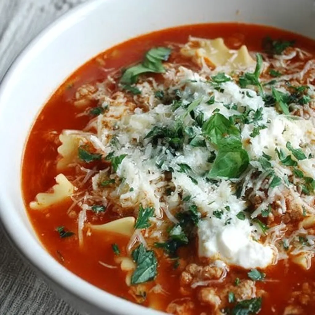 Lasagna Soup