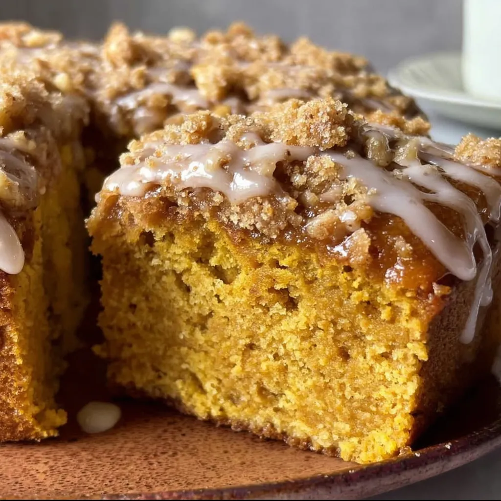 Sourdough Discard Pumpkin Coffee Cake