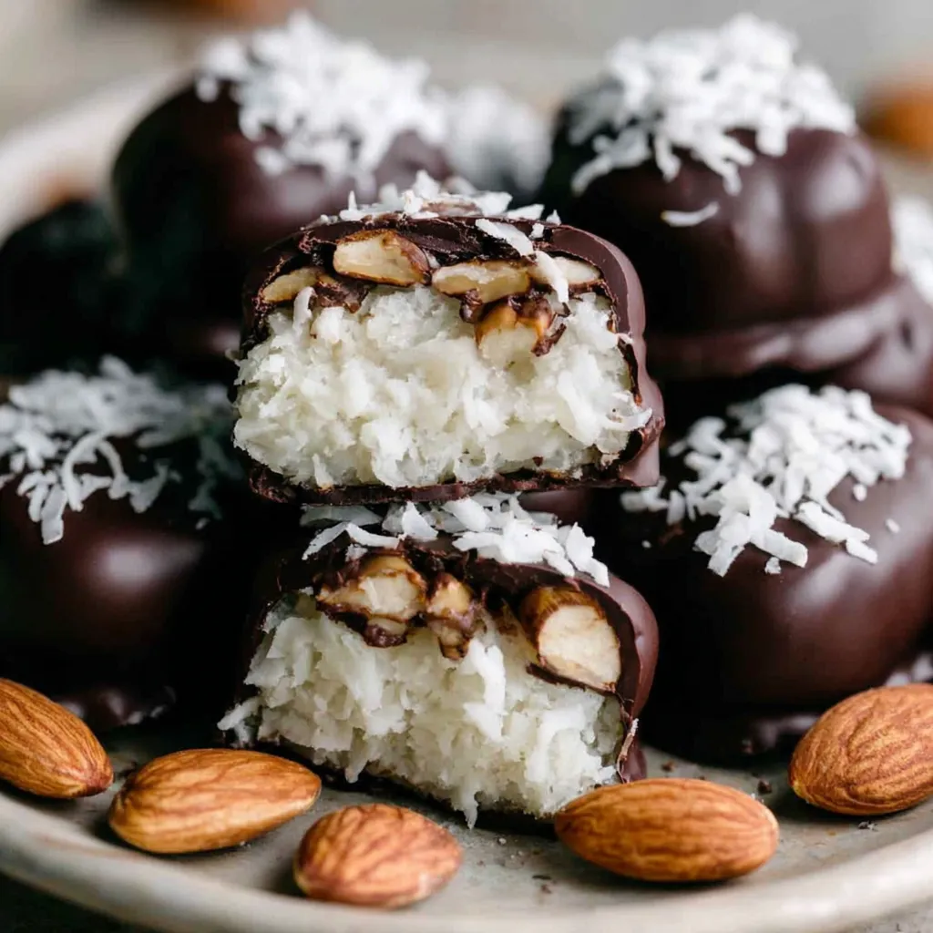 Homemade Almond Joys