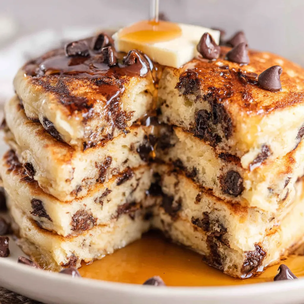 Classic Chocolate Chip Pancakes