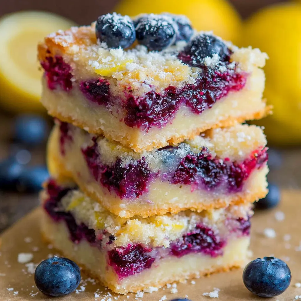 Lemon Blueberry Bars