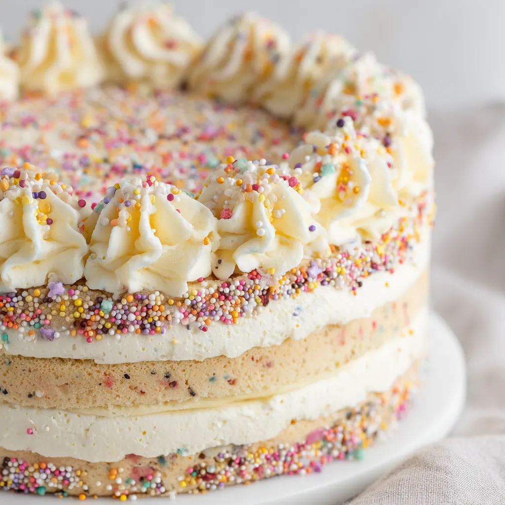 Funfetti Icebox Cake