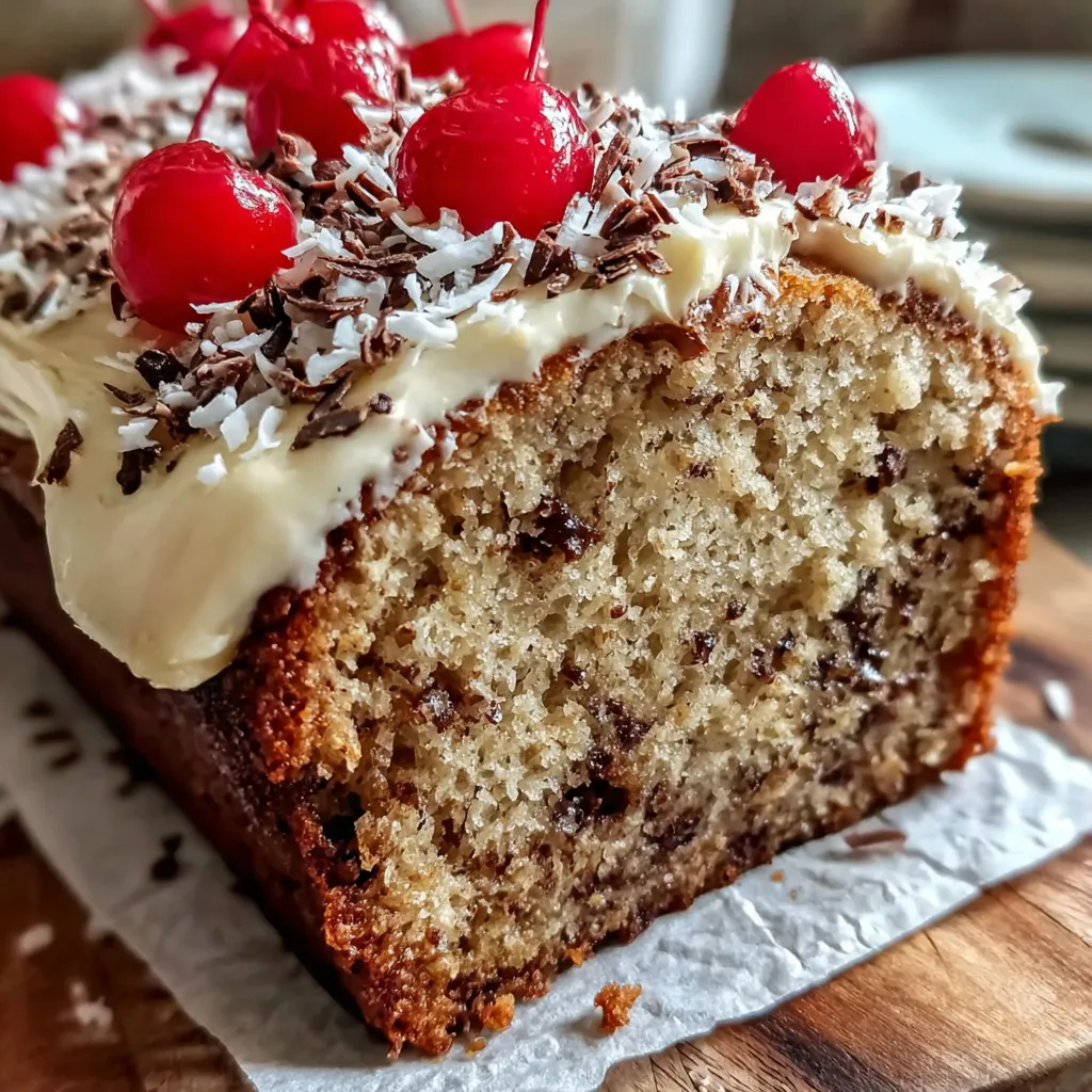 Rebel Float Frosted Banana Bread