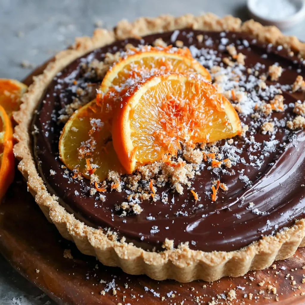 The Best Chocolate Orange Tart