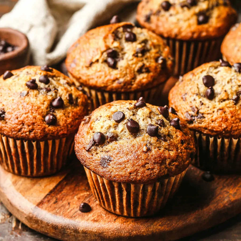 Banana Chocolate Chip Muffins