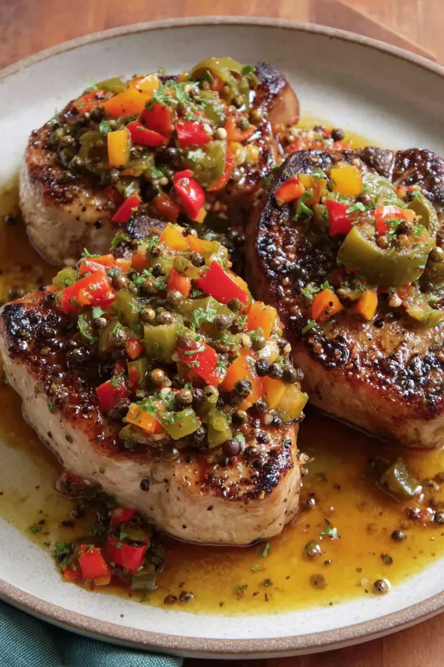 Close-up of pickled pepper relish in a bowl