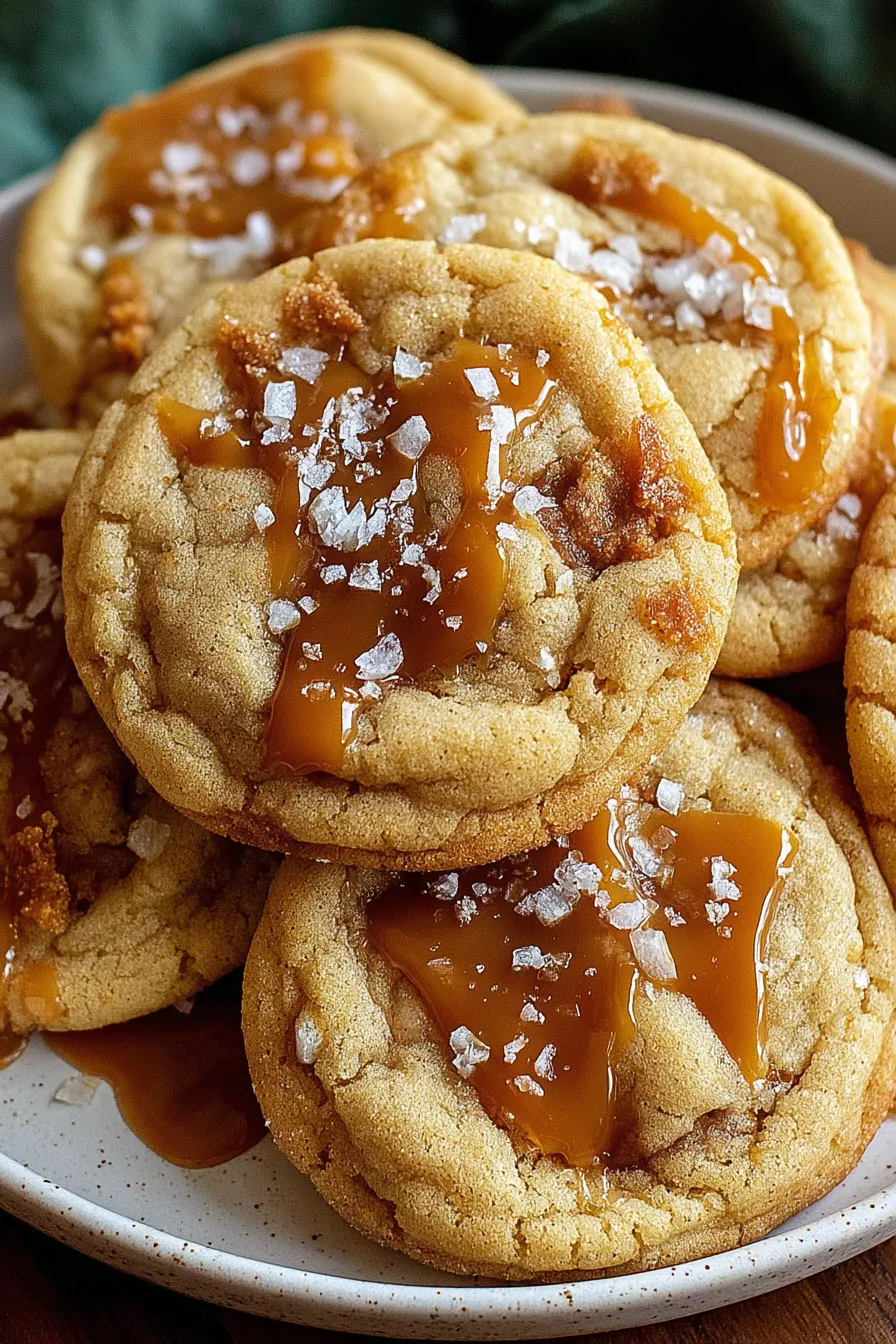 Closeup of cinnamon-sugar coated cookies
