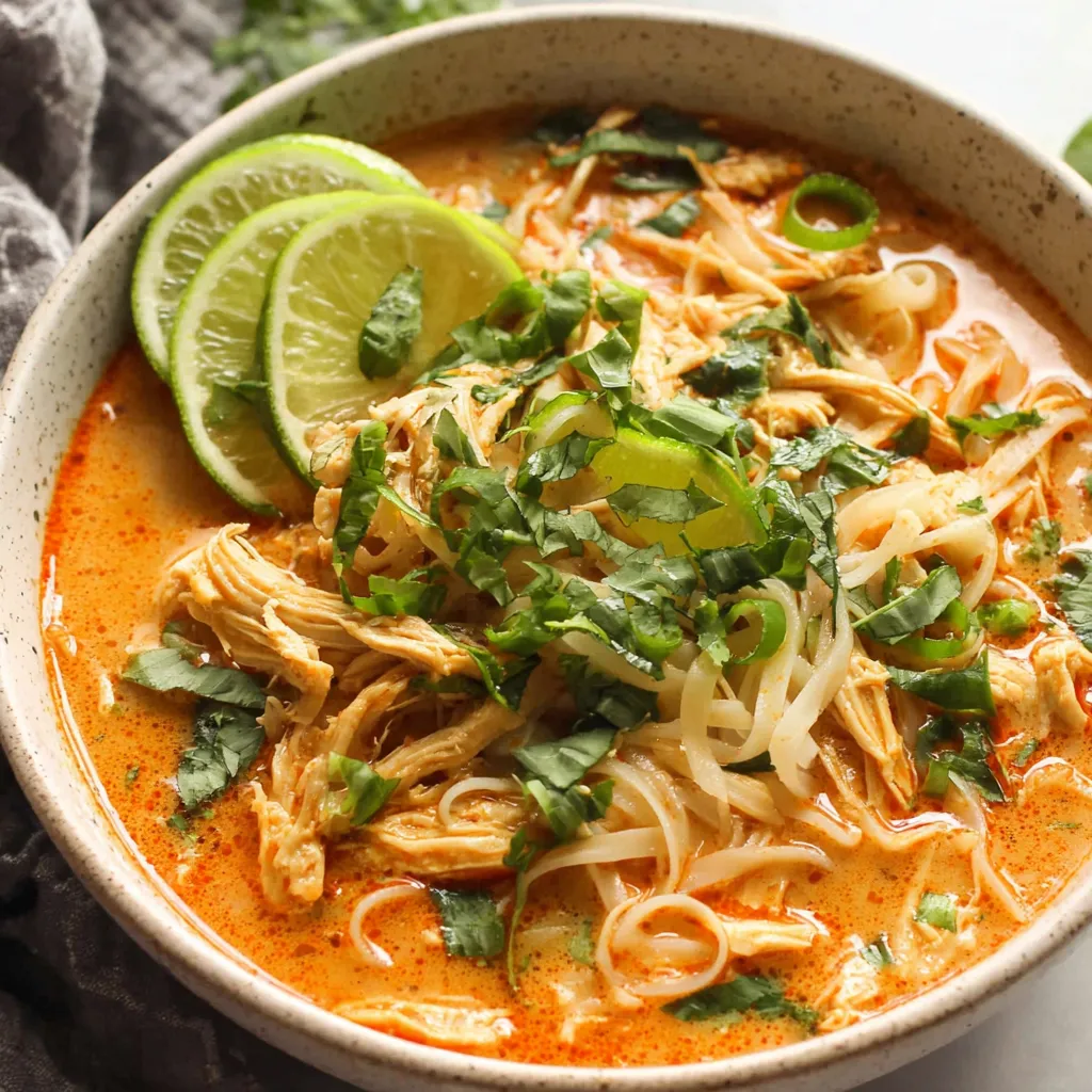 Easy Thai Chicken Curry Soup