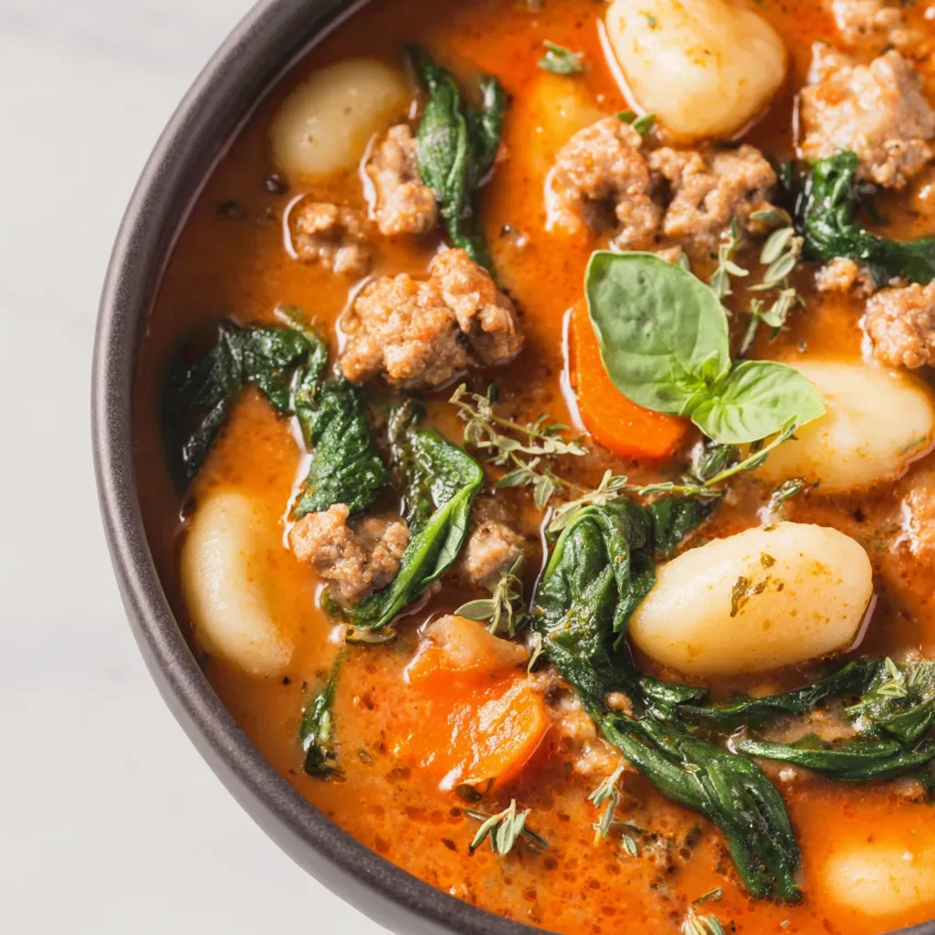 Sausage Gnocchi Soup