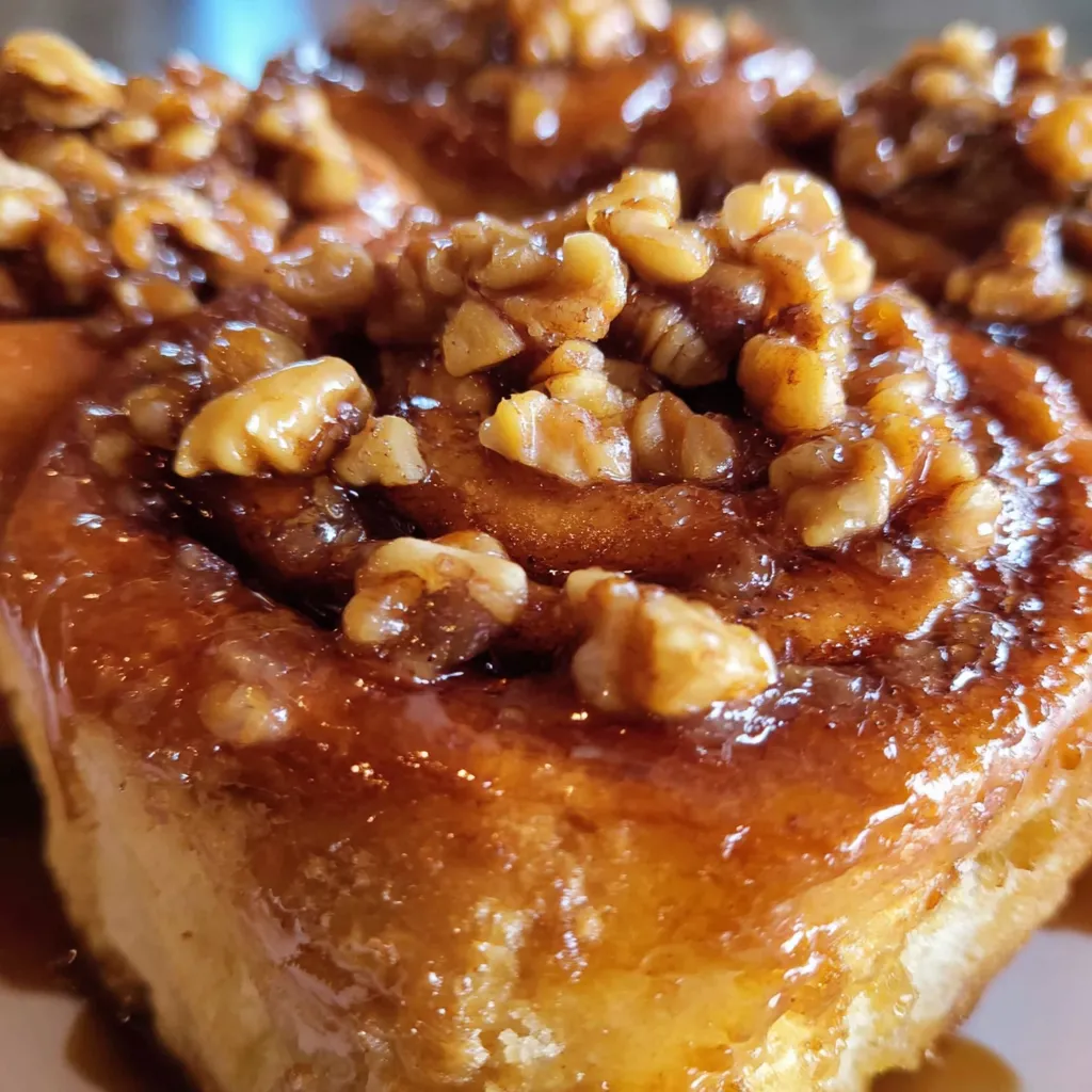 Cinnamon Maple Walnut Sticky Buns