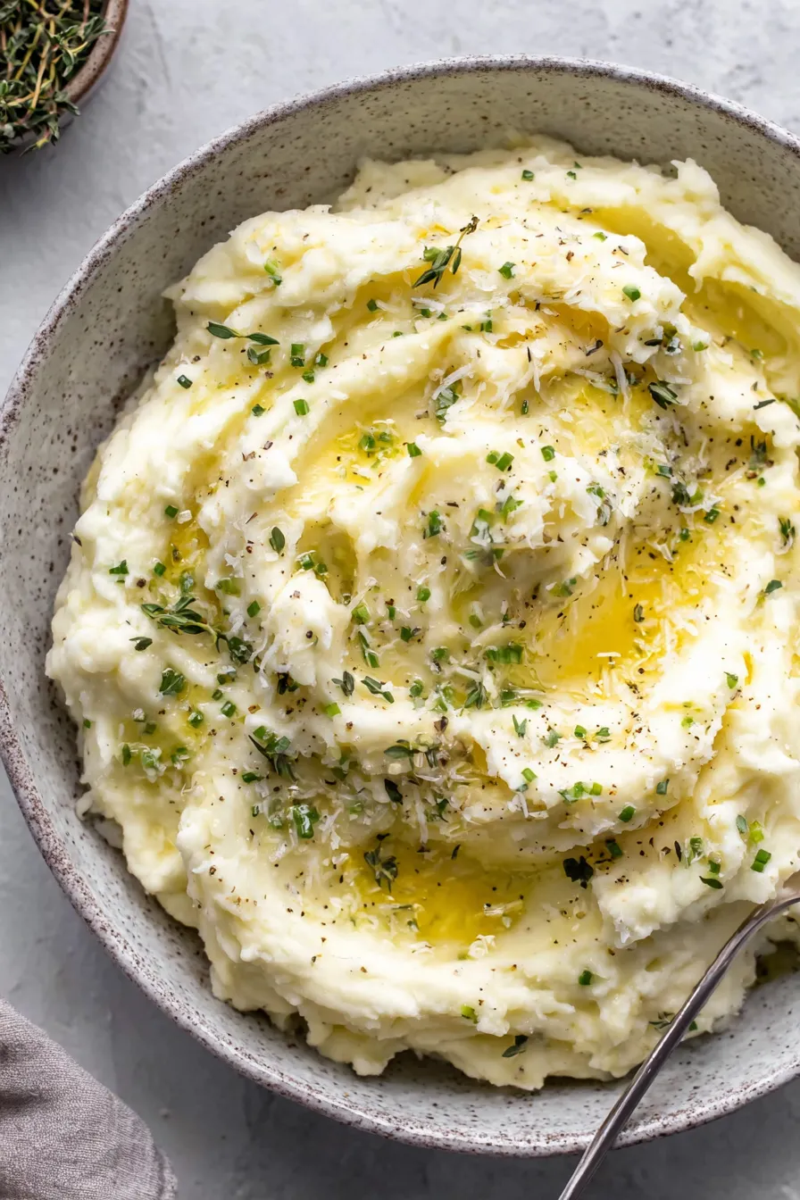Instant Pot mashed potatoes in the pot