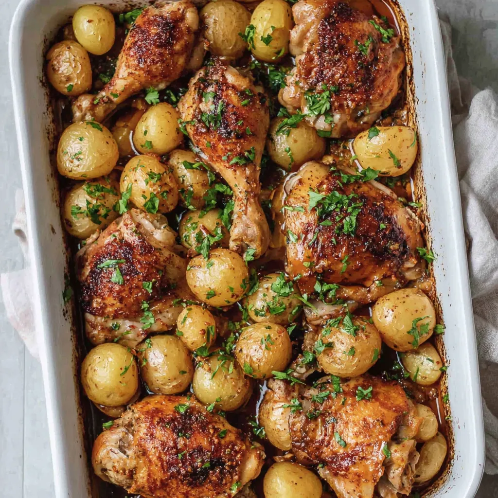 One Pan Chicken and Potatoes