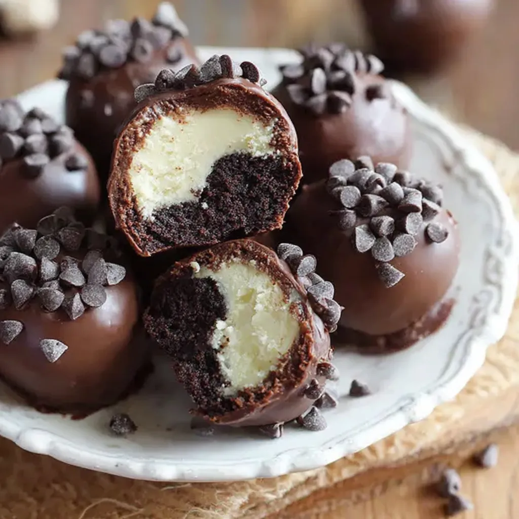 Cookie Dough Brownie Bombs