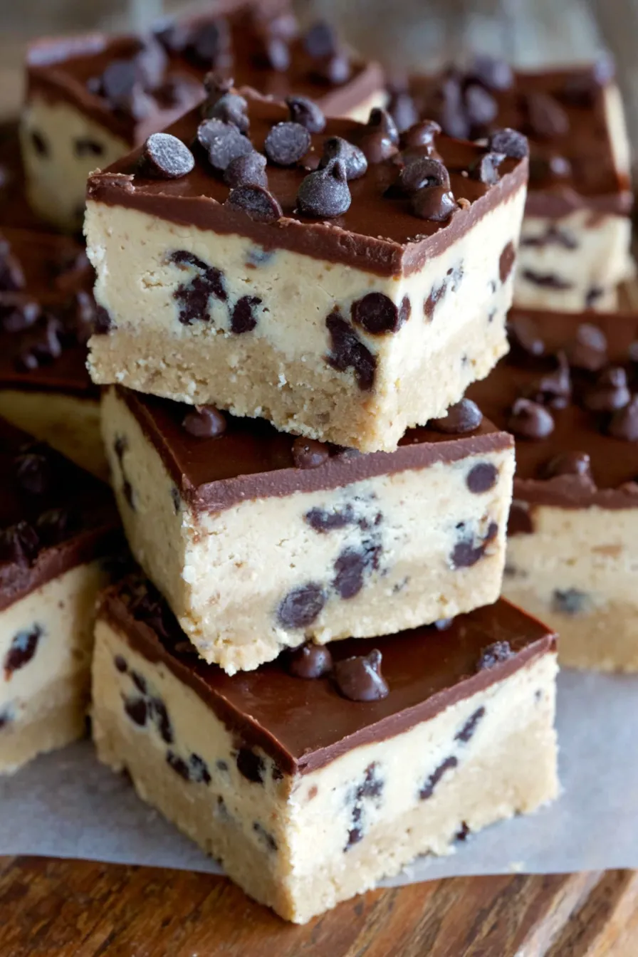 Close-up of chocolate ganache topping