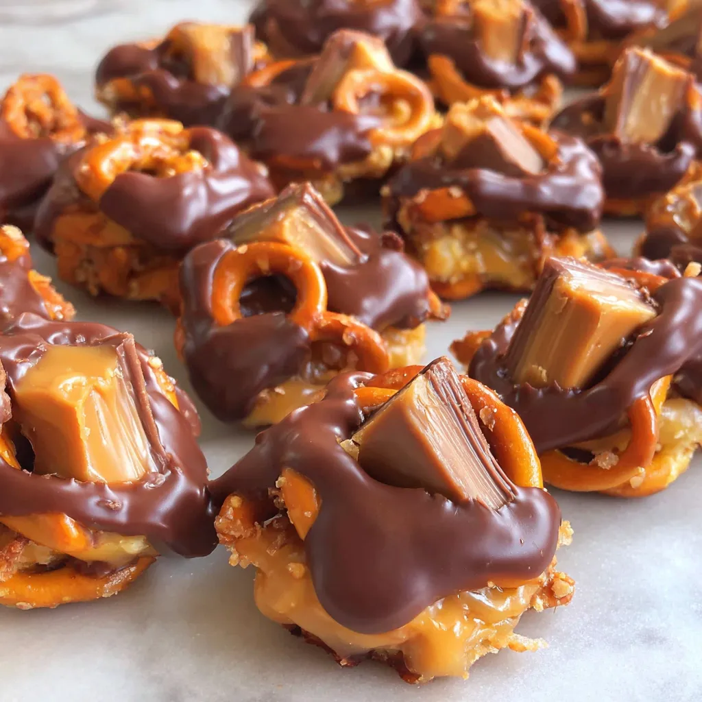 The Best Snickers Pretzel Bites
