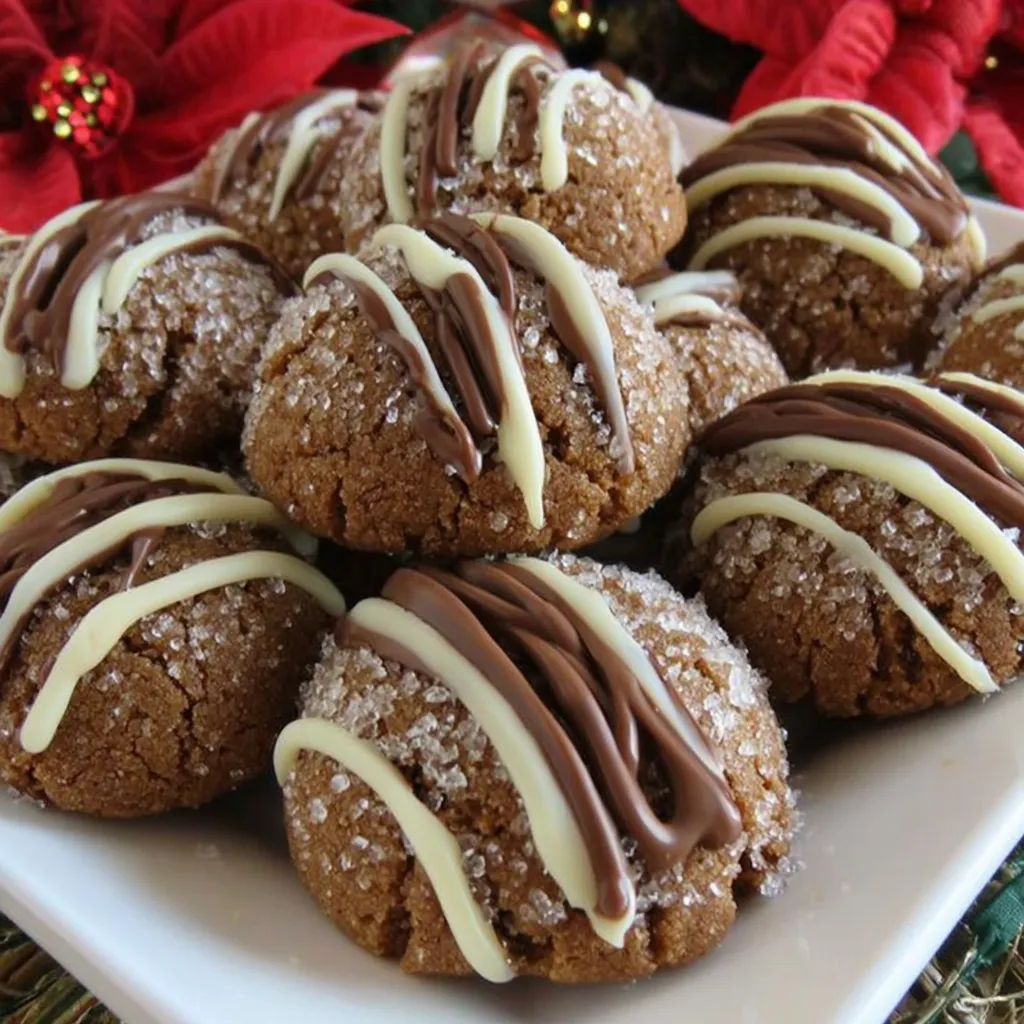 Gingerbread Kiss Cookies