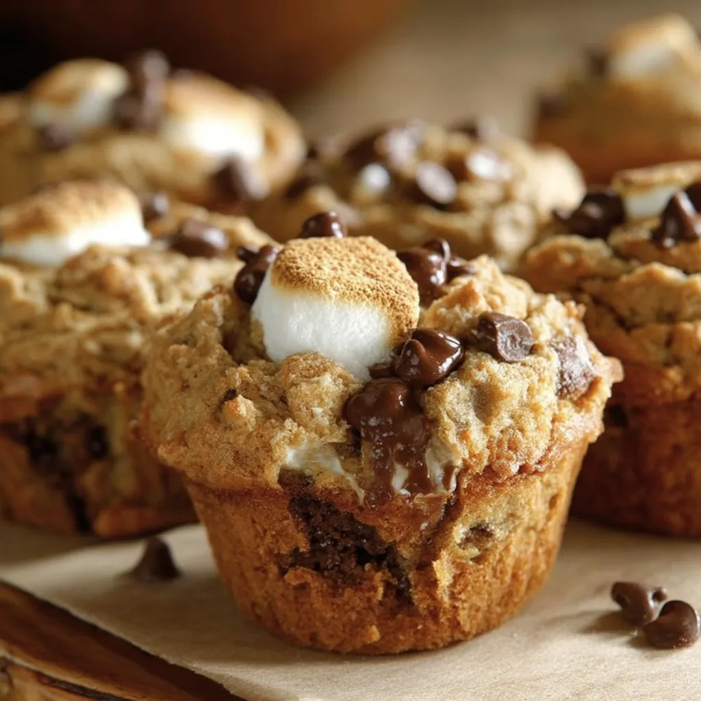 I Want S'more Muffins