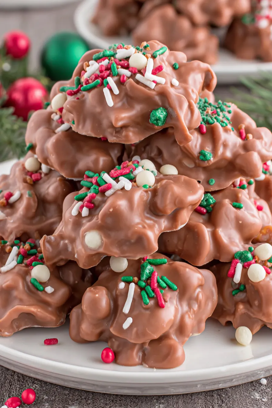 Slow cooker candy melting in crock pot