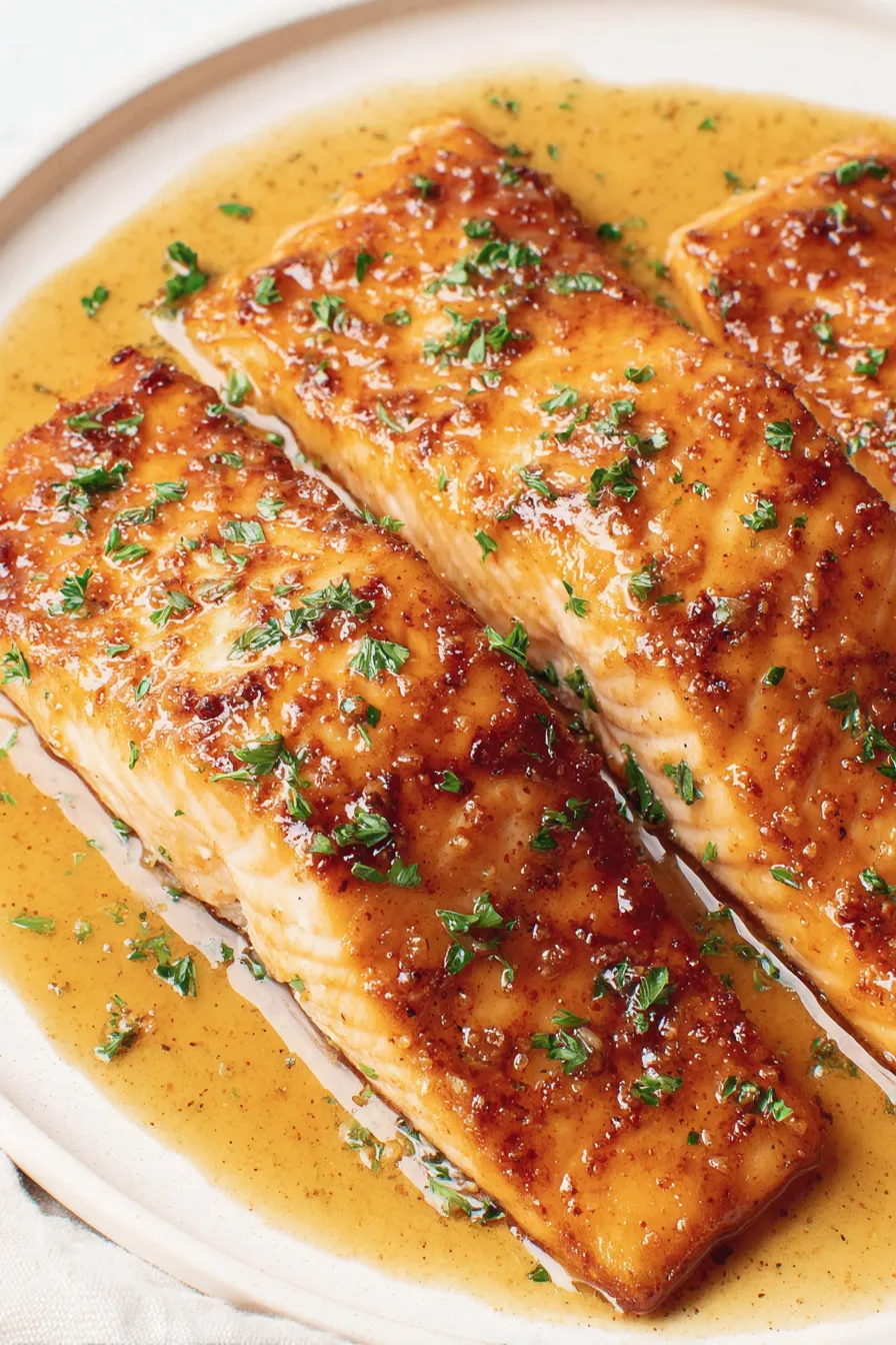 Brown Sugar Dijon Arctic Char on a foil-lined baking sheet