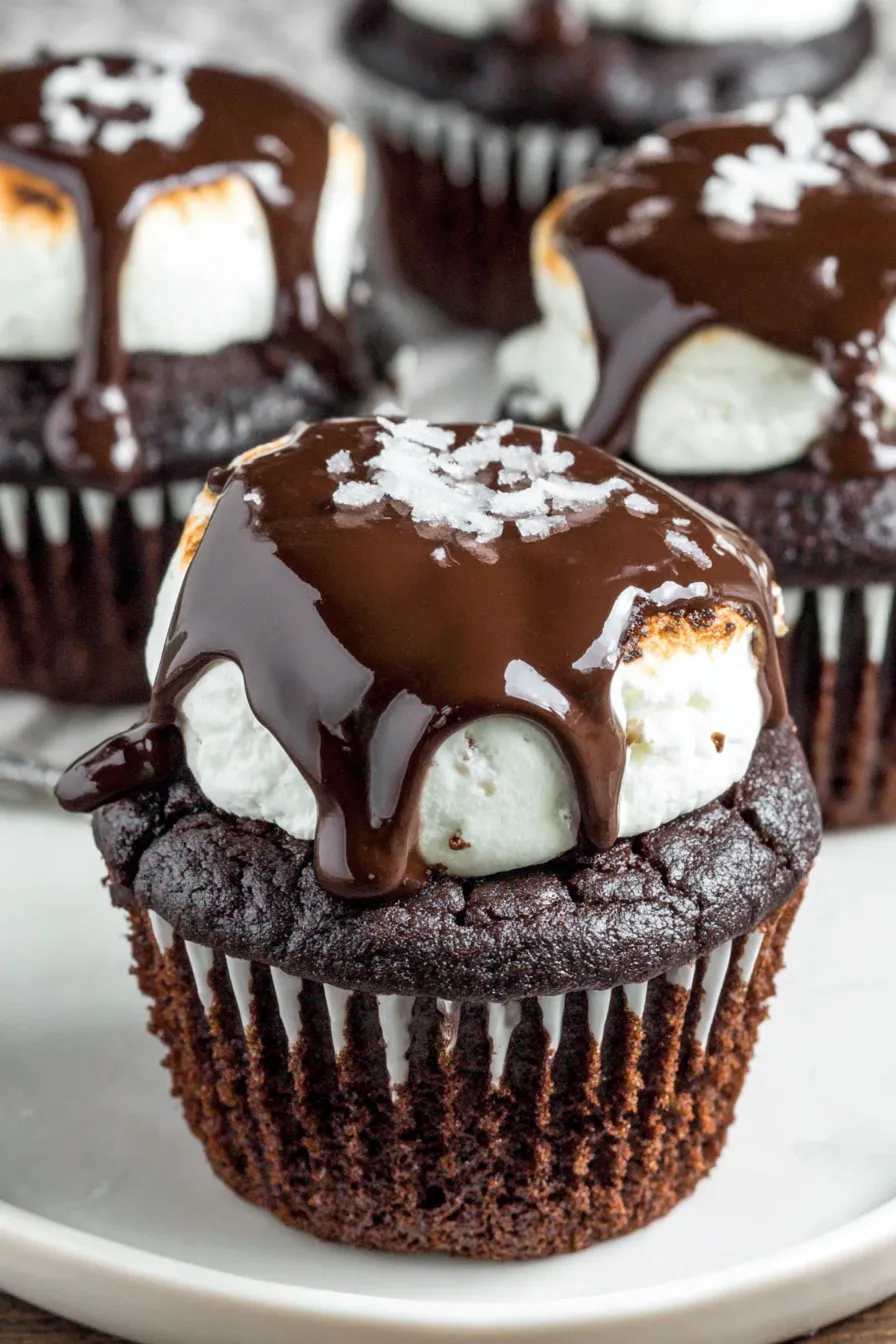 Cupcakes displayed on a serving platter