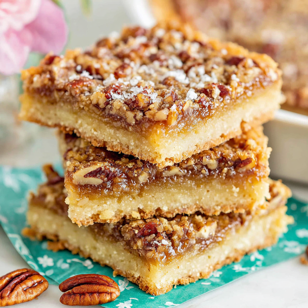 Buttery Pecan Pie Bars