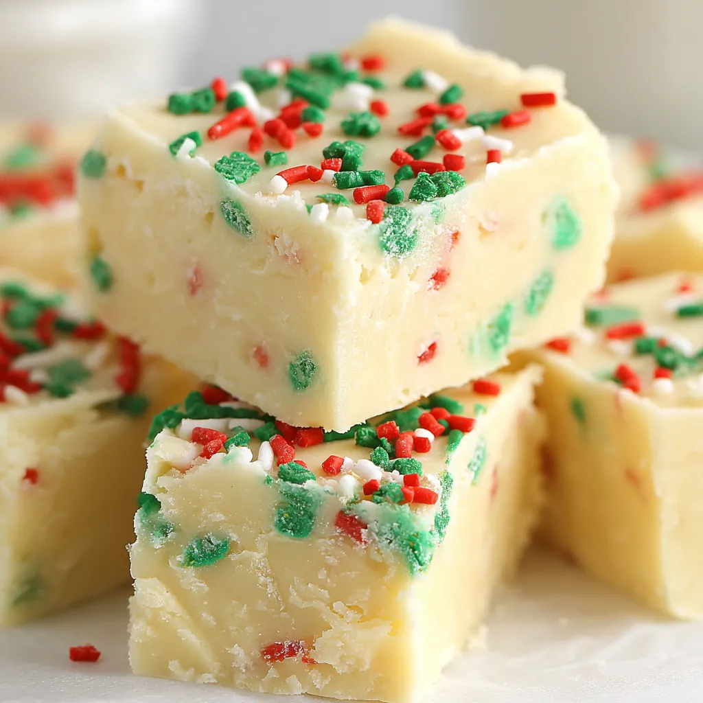 Christmas Sugar Cookie Fudge