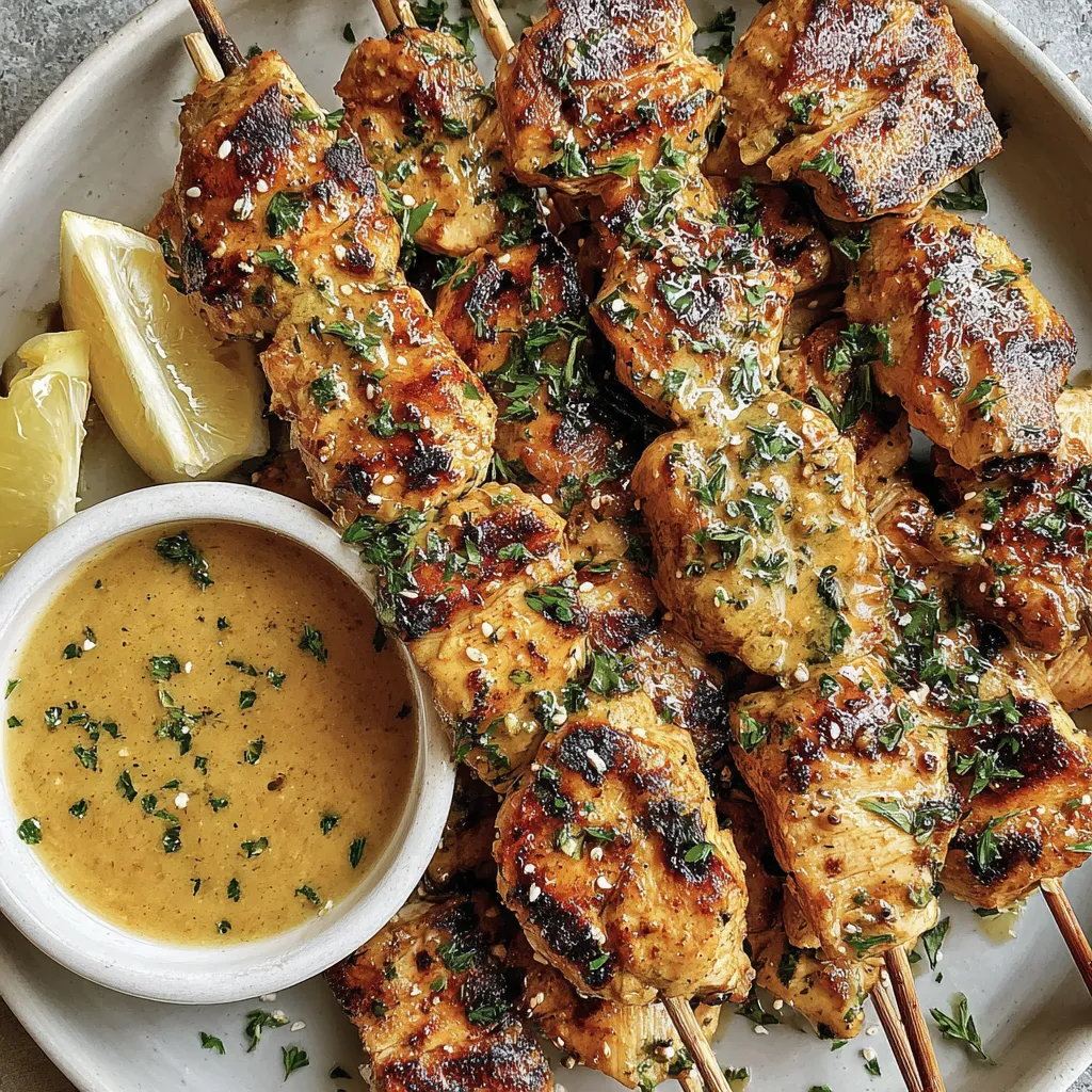 Grilled Cowboy Butter Chicken Skewers