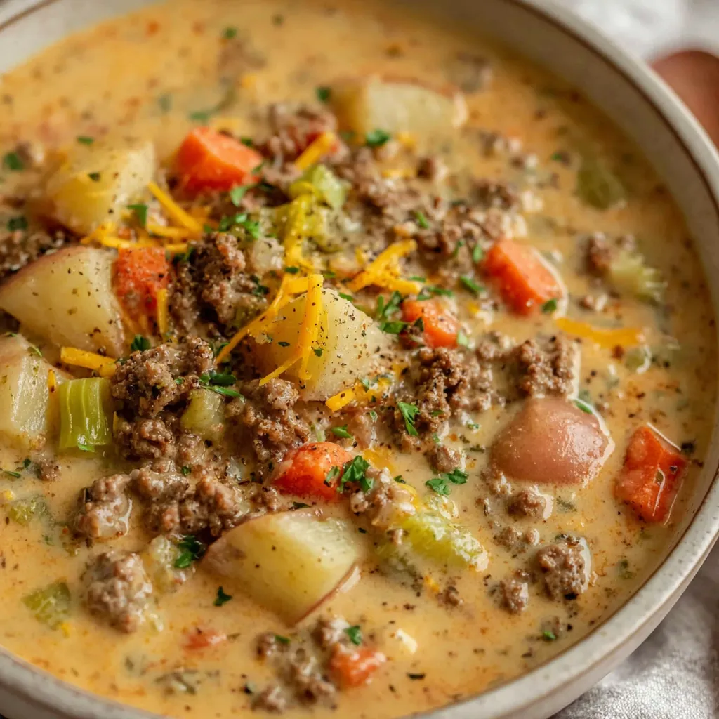 Cheeseburger Soup