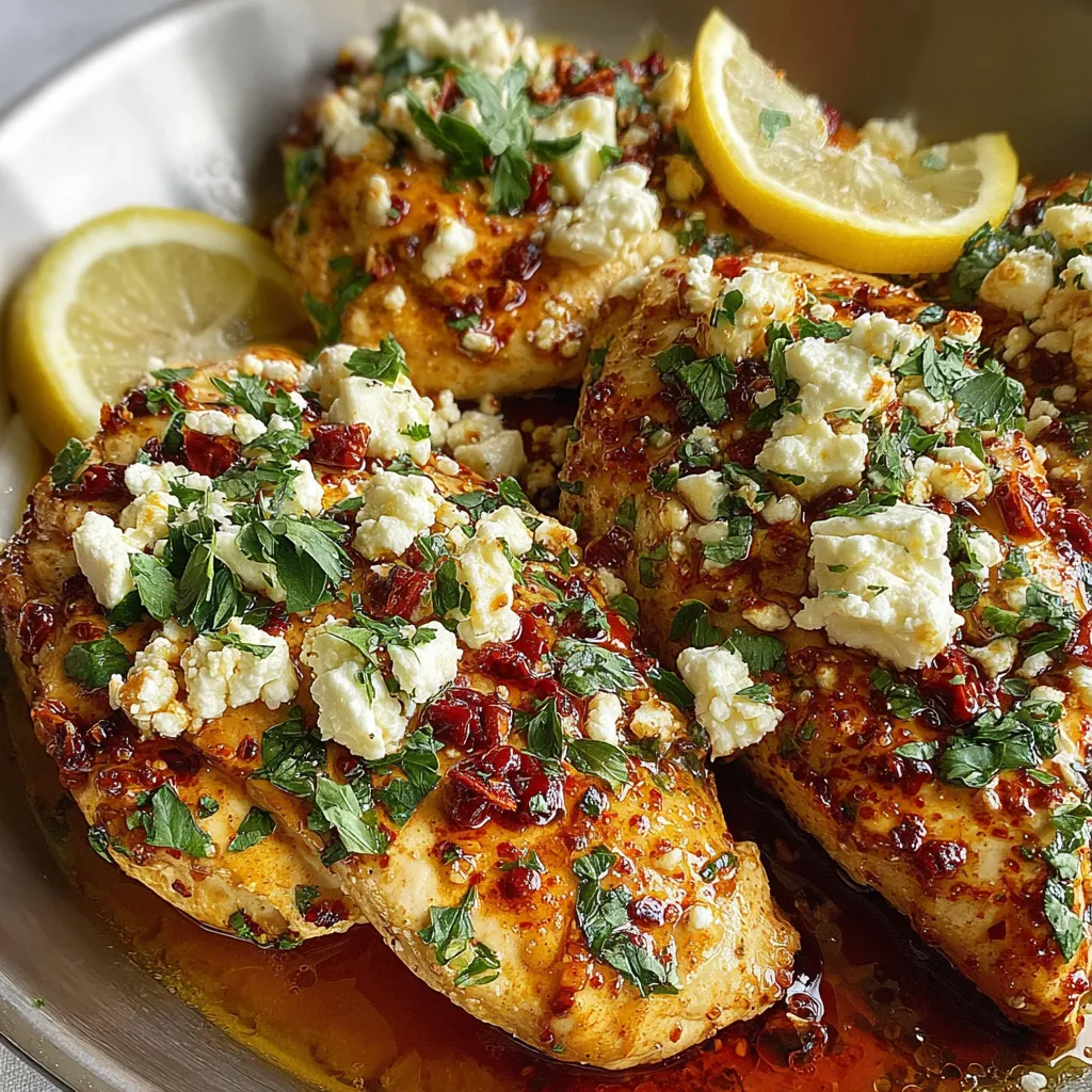 Hot Honey Feta Chicken
