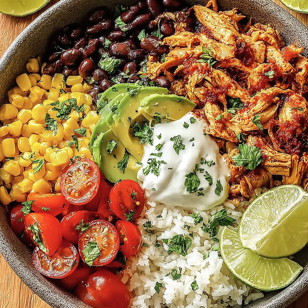 Healthy Chicken Taco Bowls