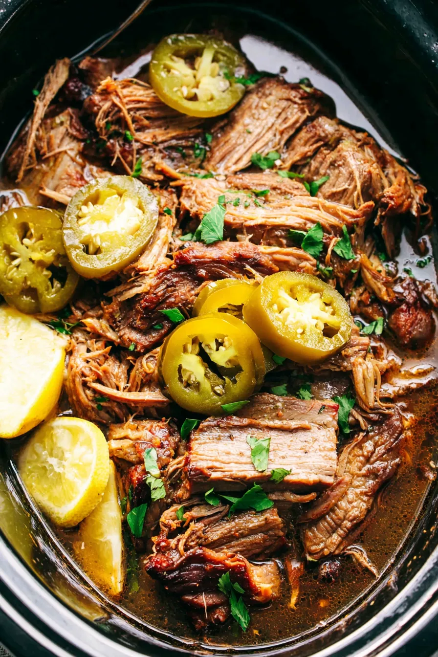 Shredded Mississippi pork on rolls