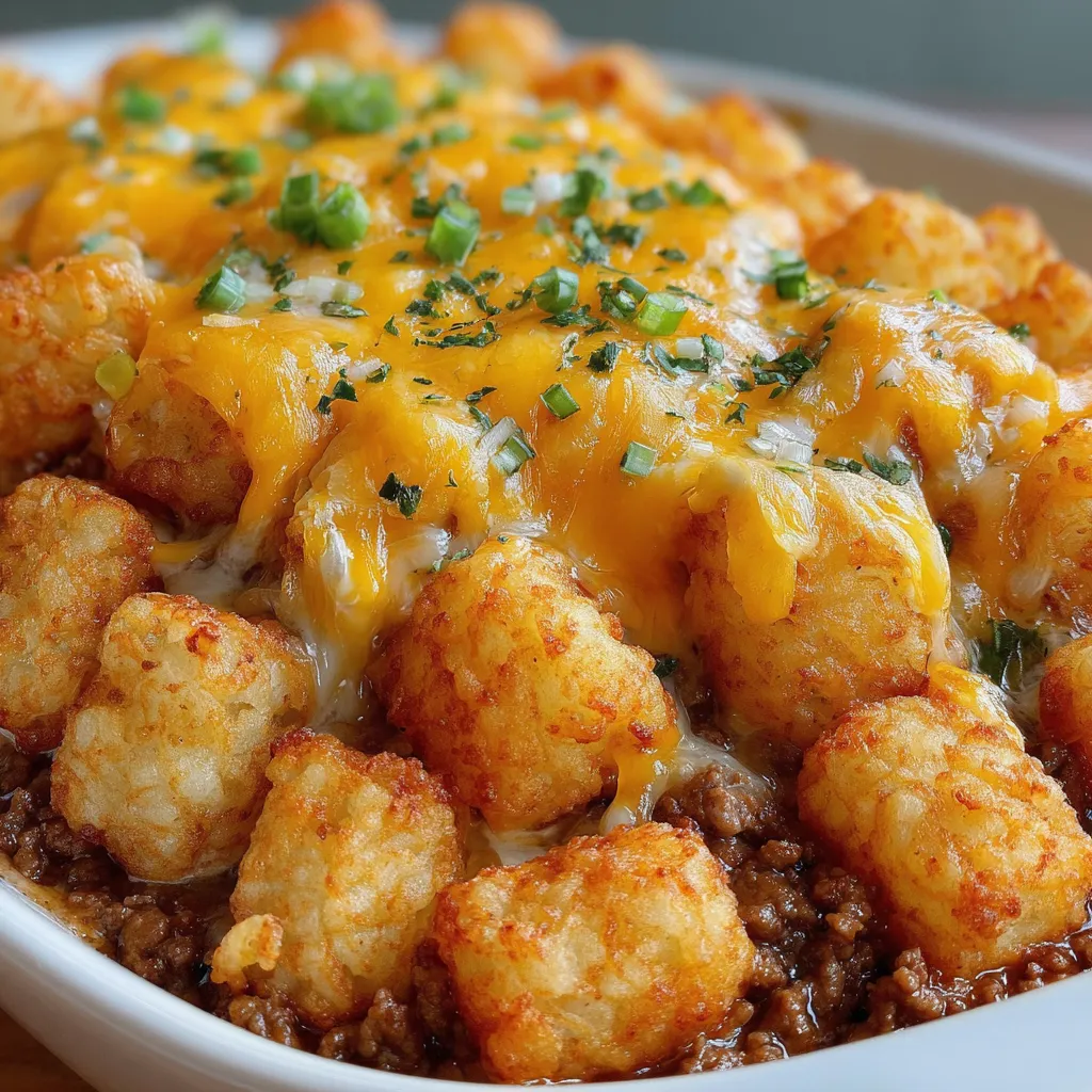 Cheesy Tater Tot Casserole