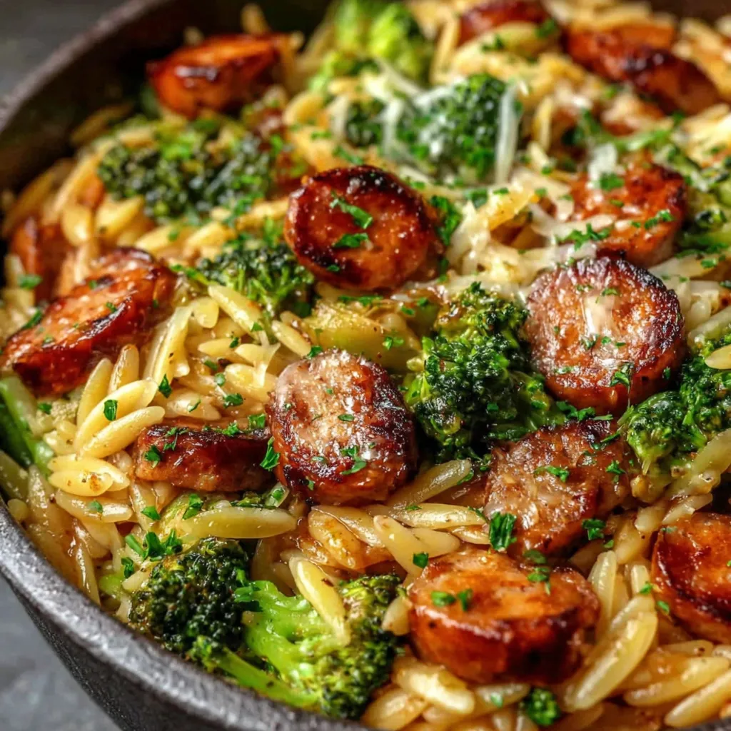 Chicken Sausage and Broccoli Orzo: A Delicious Recipe!