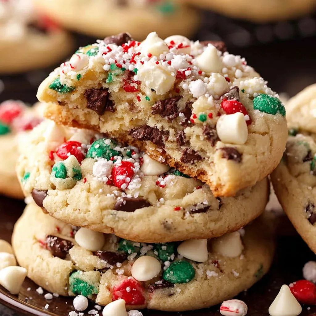 Winter Wonderland Chocolate Chip Christmas Cookies