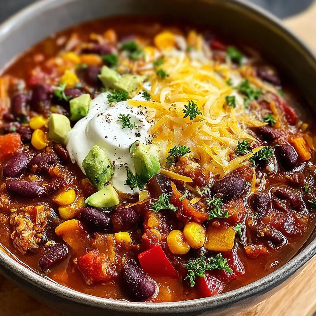 Hearty Vegetarian Chili