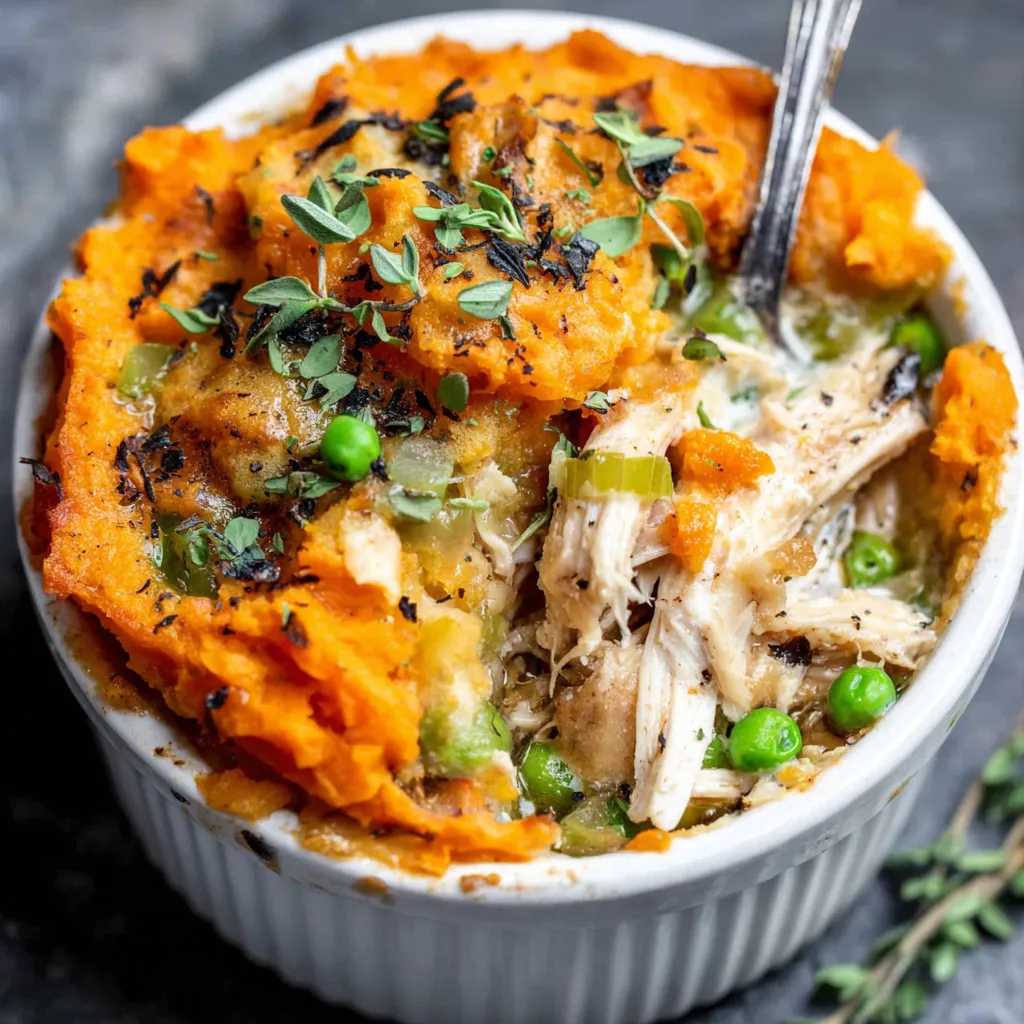 Turkey Mashed Potato Pot Pie