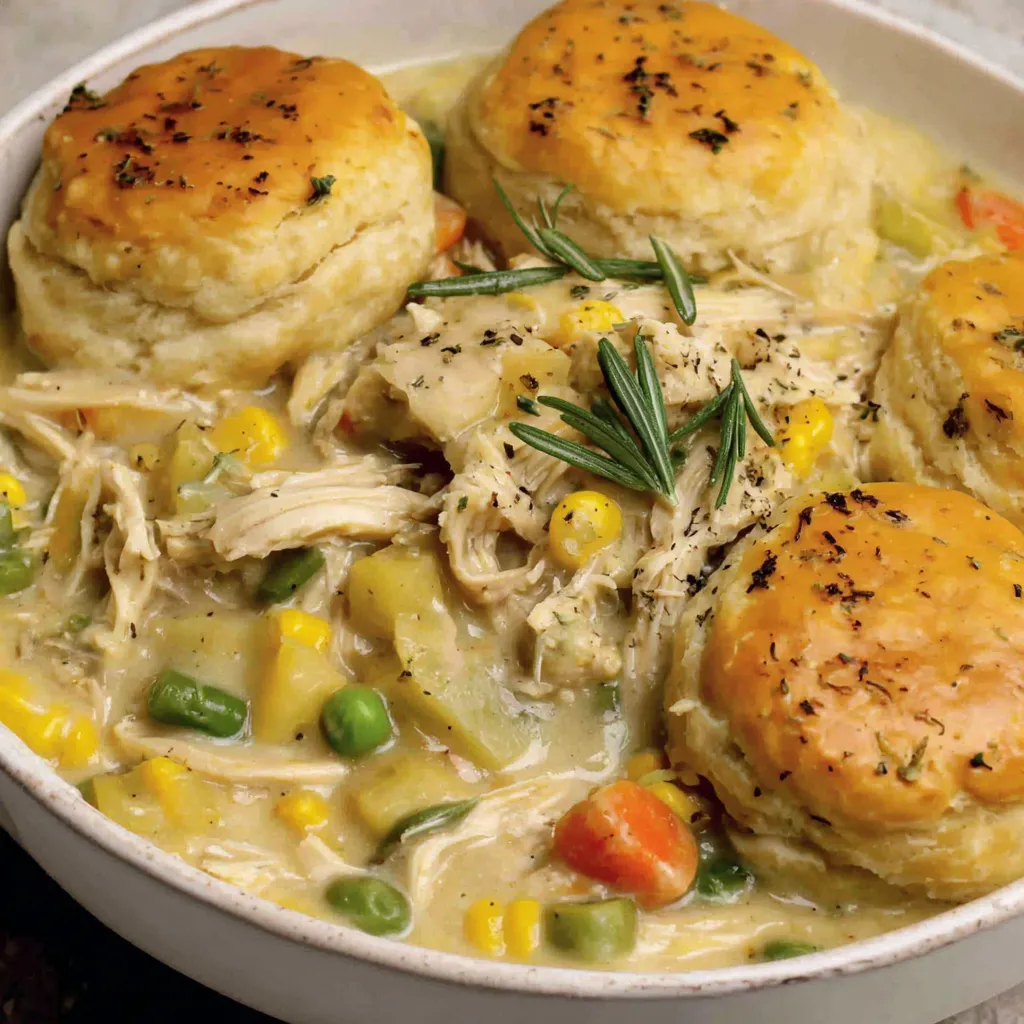 Slow Cooker Chicken Pot Pie