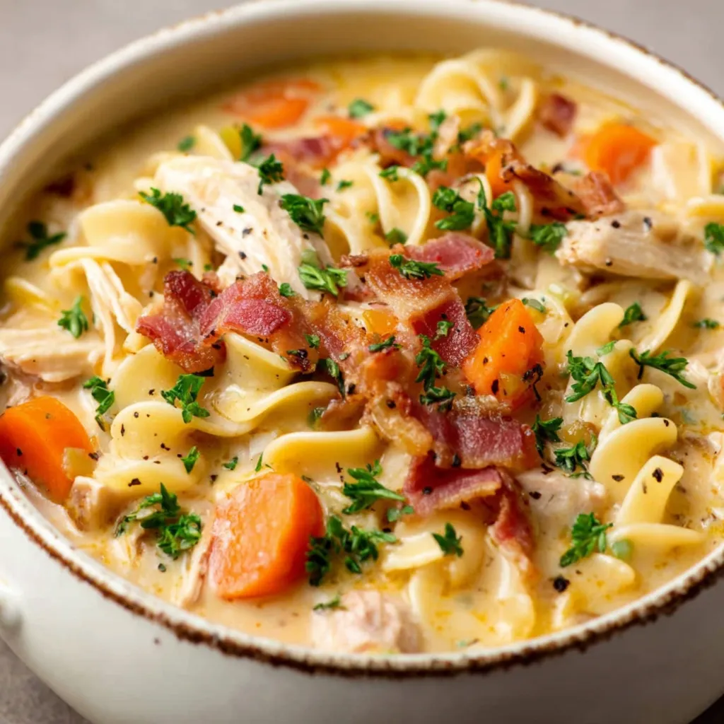 Crack Chicken Noodle Soup