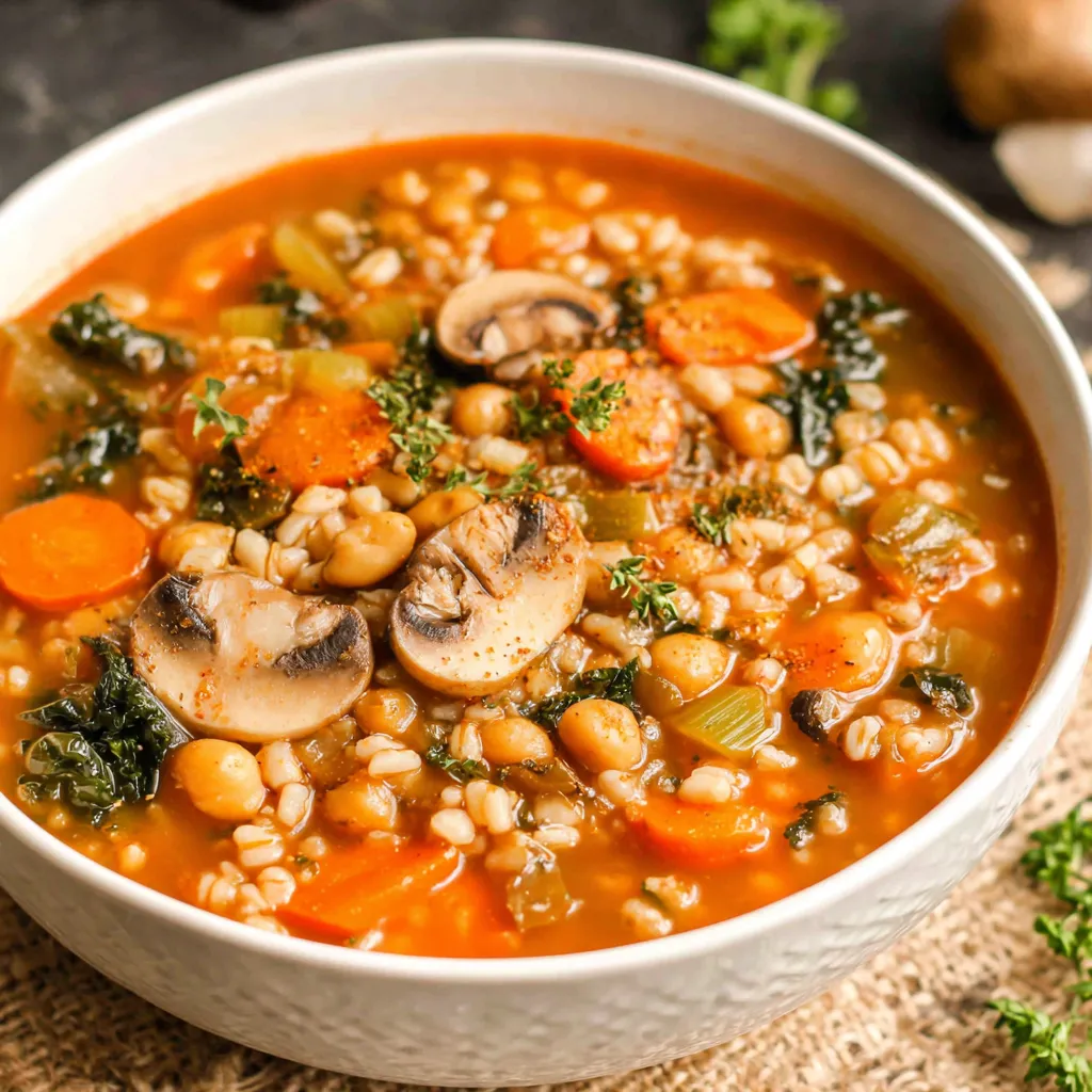 Vegetable Barley Soup (Vegan & Protein-Rich)