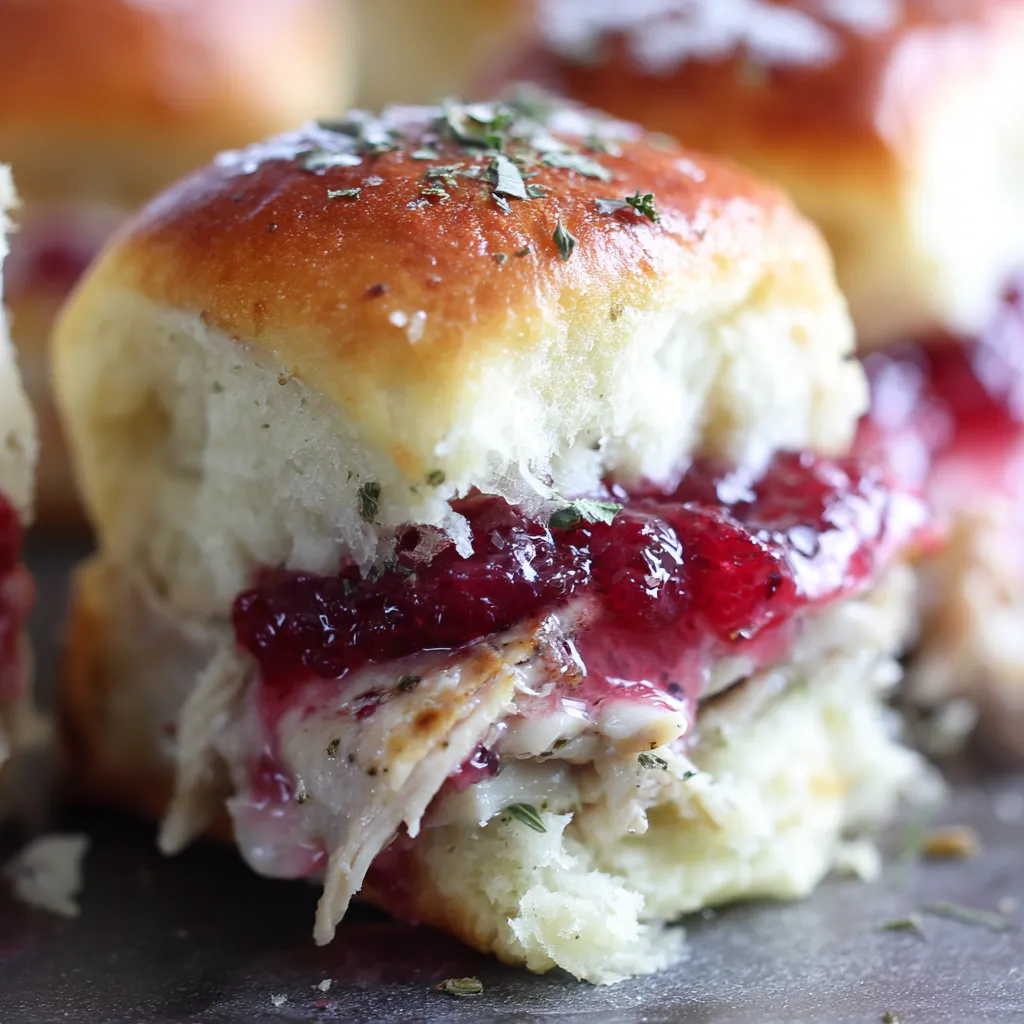 Turkey Cranberry Sliders
