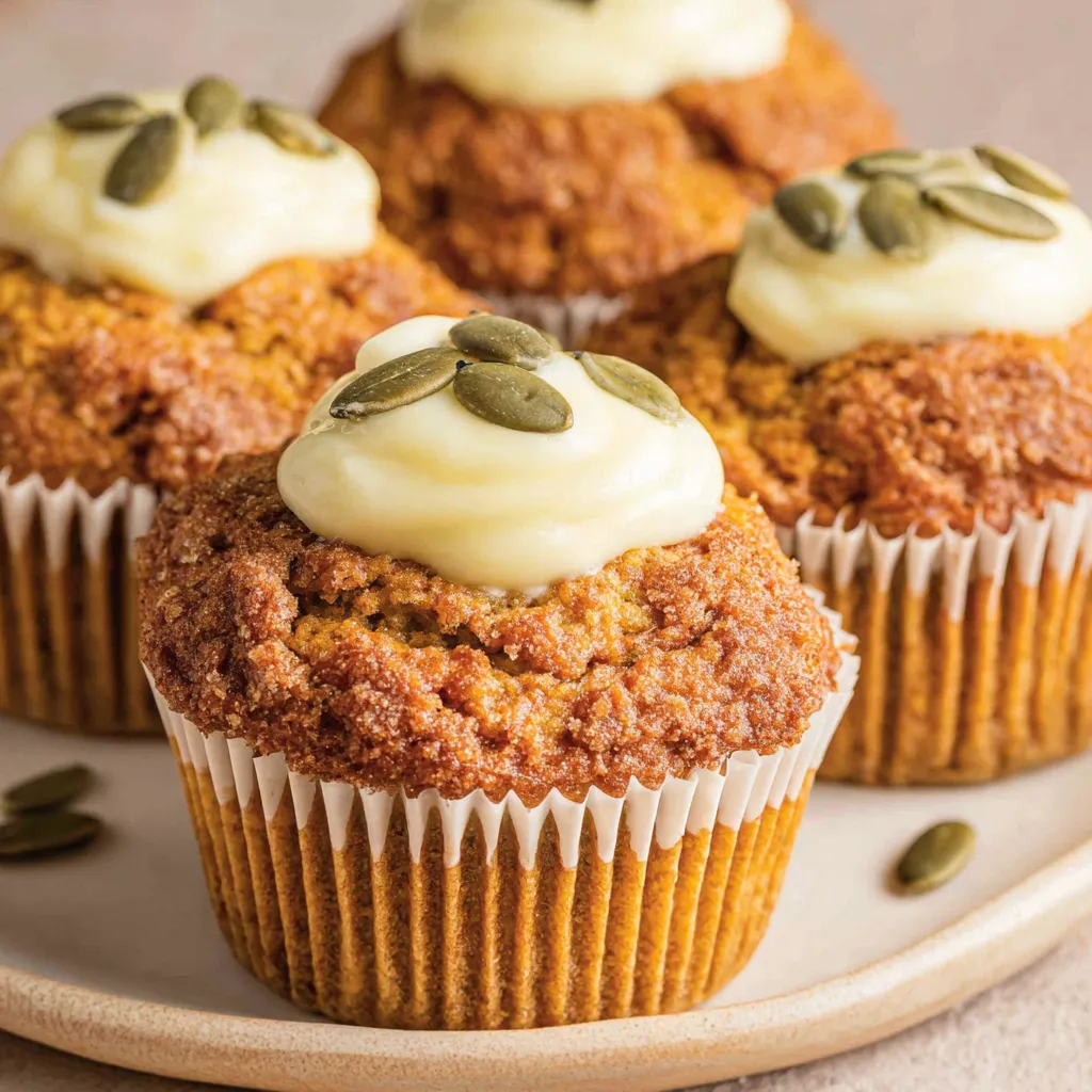 Pumpkin Cream Cheese Muffins