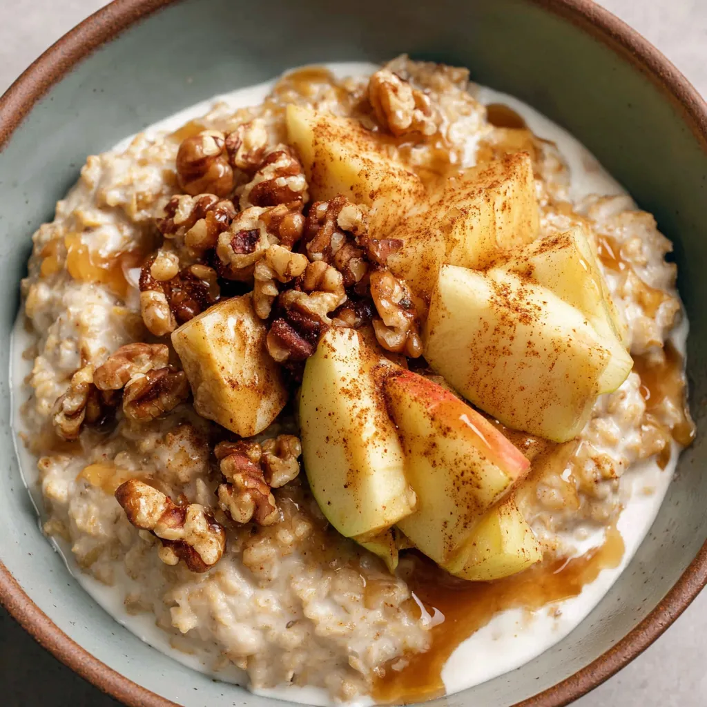 Apple Cinnamon Oatmeal Porridge