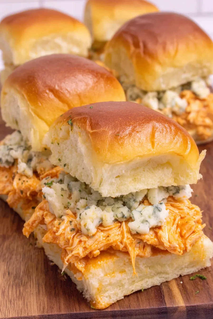 Slider close up with melted cheese