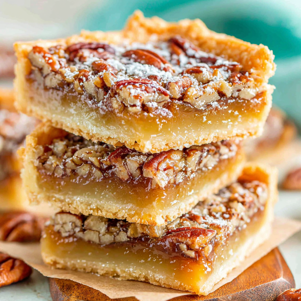 Buttery Pecan Pie Bars